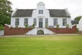 Historic Dutch Cape Architecture at Stellenbosch wine region, outside of Cape Town, South Africa Royalty Free Stock Photo