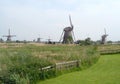 Historic Dutch Windmills at Kinderdijk, Netherlands