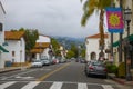 Santa Barbara historic city center, California, USA Royalty Free Stock Photo