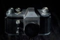 The historic East Germany Contax S, the second pentaprism SLR for eye-level viewing Studio shot Kalyan Royalty Free Stock Photo