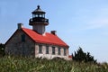 The Historic East Point Lighthouse, Delaware Bay, Heritage Trail,  New Jersey, USA. Royalty Free Stock Photo