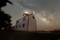 East Point Lighthouse with the Milky Way Galaxy