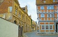 Historic edifices in Polle quarter, Quedlinburg, Harz, Germany Royalty Free Stock Photo