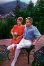 Disgraced Televangelist Jim Bakker And Wife Tammy Faye At Home Royalty Free Stock Photo