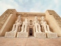 Historic Egyptian Building landmark in Chino Hills, California Royalty Free Stock Photo