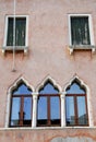 Historic and elegant building in Burano in the municipality of Venice in Italy Royalty Free Stock Photo