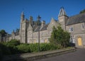 Historic English almshouses Royalty Free Stock Photo