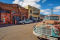 Historic Erie street in Lowell, now part of Bisbee, Arizona