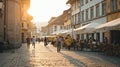 Historic European City Streets