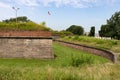 Fort Jay on Governors Island Exterior during the Summer in New York City Royalty Free Stock Photo