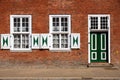 Historic facade in the dutch quarter Royalty Free Stock Photo