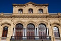 Historic facade of the Unicaja Bank, Jerez de la Frontera, Spain