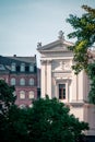 Historic facades in Lund Sweden