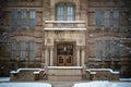 The historic and famous Adelbert Hall at Case Western Reserve University in Cleveland Ohio