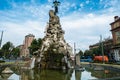 Historic famous fountain in Turin