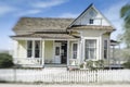 Historic farm house in Pioneer Village, Phoenix, Royalty Free Stock Photo