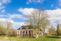 Historic farm in the recreation area Kardinge near Groningen Royalty Free Stock Photo