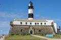 The historic Farol da Barra Barra Lighthouse in Salvador Bahia, Brazil