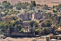 Historic Fasilides castle in Gondar, Ethiopia Royalty Free Stock Photo