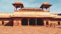 Historic Fatehpur Sikri buildings in Agra, India