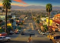 Historic Filipinotown neighborhood in Los Angeles, California USA.