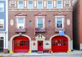 Historic Firehouse Red Doors