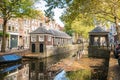 The historic fishmarket in Gouda, Holland Royalty Free Stock Photo