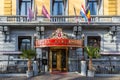 Historic five star Hotel des Indes in the Hague, the Netherlands Royalty Free Stock Photo