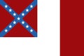 Historic Flag. US Civil War 1860`s. Confederate States of America