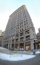 The Historic Flat Iron Building in New York City, New York USA Royalty Free Stock Photo