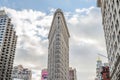 Historic Flatiron Building, Triangular 22 Story Steel Framed Landmark in Manhattan, New York City