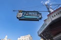 The historic Floridita restaurant in Havana. The birthplace of daiquiri,a famous cuban cocktail,El Floridita was a favorite of Royalty Free Stock Photo