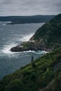 Historic Fort Amherst and lighthouse at The Narrows leading to St. John's, Newfoundland and Labrador, Canada Royalty Free Stock Photo