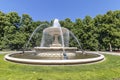 Historic fountain in Saski park, Warsaw, Poland Royalty Free Stock Photo