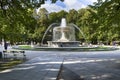 Historic fountain in Saski park, Warsaw, Poland Royalty Free Stock Photo