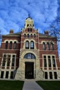 Historic Franklin County Courthouse entrance Hampton Iowa