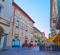 Historic frescoed mansion, Cia Cesare Cantu, Como, Italy