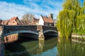 The Historic Fye Bridge, crossing The River Wensum