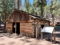 Historic Gamlin Cabin in Sequoia National Park.
