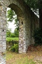 Historic garden of the abbey in lucerne