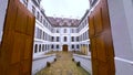 Historic gate and court of government building, Basel, Switzerland