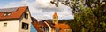 historic german city of weinheim panorama