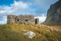 Historic German radar emplacement at Lofoten Islands