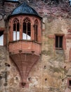 Historic German turret architecture