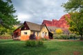 Historic Gifford farmhouse in Capitol Reef National Park Royalty Free Stock Photo