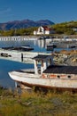 Historic gold rush village of Atlin, BC