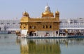 Historic Golden Temple on the water in Amritsar, India Royalty Free Stock Photo