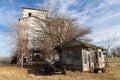 Historic grain elevator Royalty Free Stock Photo