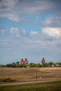 Historic grain elevators in Rowley