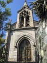 historic grave in Santiago de Chile with inscription Sepulcro de Benjamin Vicuna Mackenya - engl: grave of Benjamin Vicuna